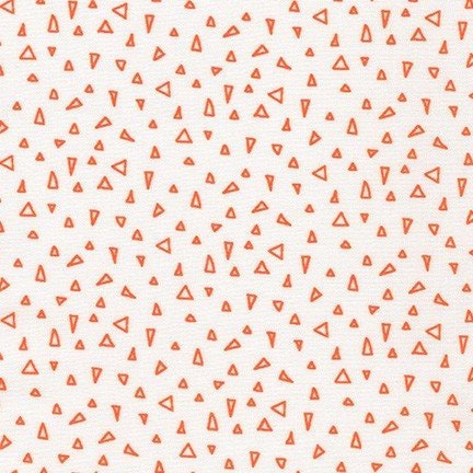 On the Lighter Side Confetti in Orange, Studio RK, Robert Kaufman Fabrics, 100% Cotton Fabric, SRKD-18496-8 ORANGE
