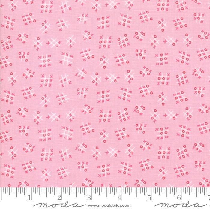 Best Friends Forever Tic Tac Toe in Pink, Stacy Iest Hsu, 100% Cotton Fabric, Moda Fabrics, 20628 12
