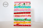Best Friends Forever Just a Pretty Bow in White and Aqua, Stacy Iest Hsu, 100% Cotton Fabric, Moda Fabrics, 20627 24
