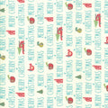 Oh What Fun Words in Blue Spruce, Sandy Gervais, 100% Cotton Fabric, Moda Fabrics, 17992 14