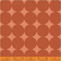 Uppercase Circular Logic Loupe in Tomato, Janine Vangool, Windham Fabrics, 100% Cotton Fabric, 50945-1