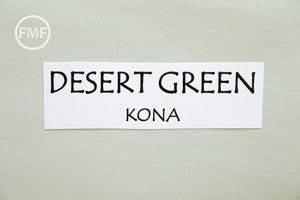 22-Inch Remnant Desert Green Kona Cotton Solid Fabric from Robert Kaufman, K001-849