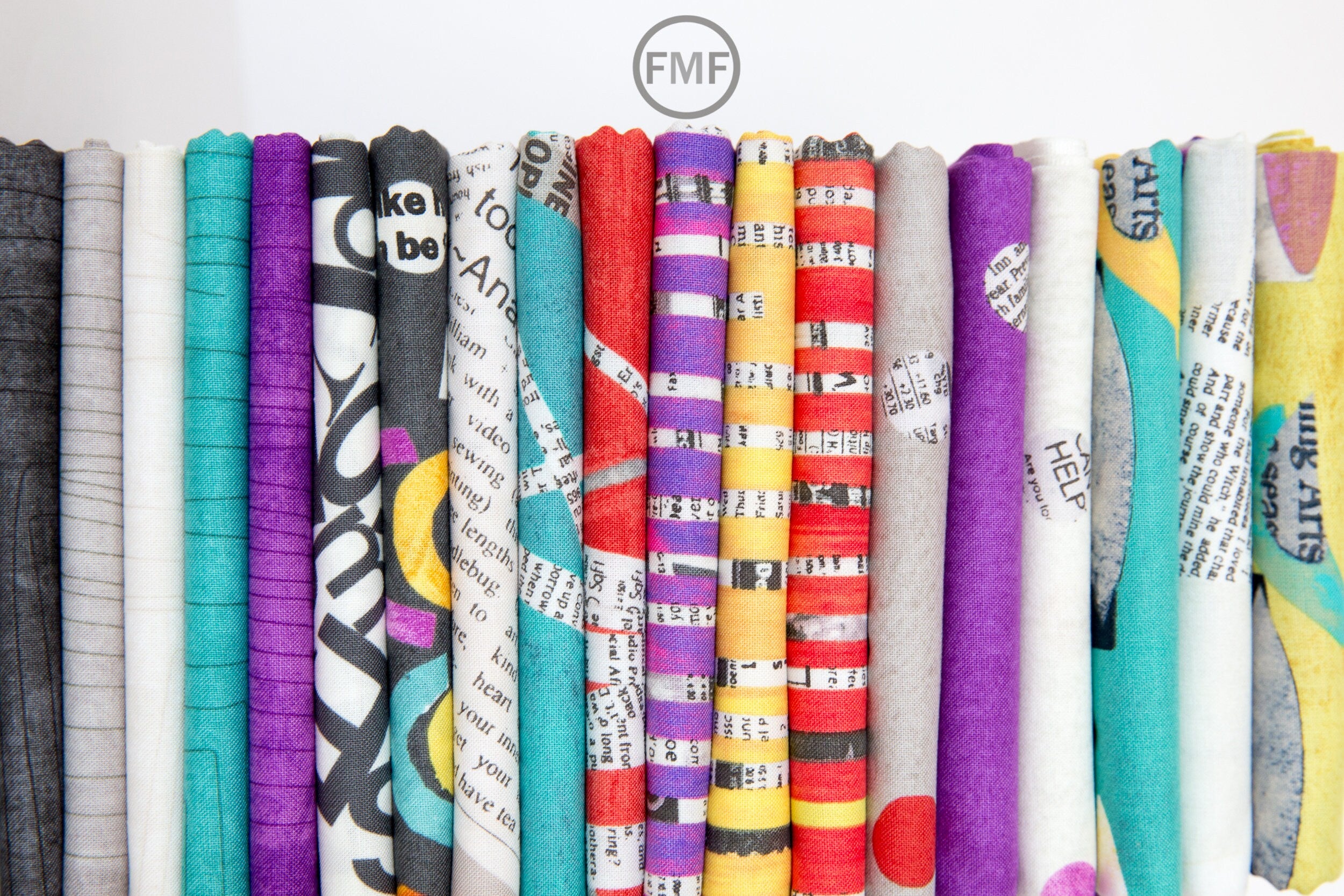 LAST PIECE Fat Quarter Collage Scratch in Putty, Carrie Bloomston, Windham Fabrics, 100% Cotton Fabric, 36531-4