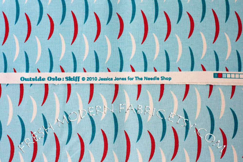 LAST PIECE Fat Quarter Skiff, Dawn Colorway, Home Dec Weight Cotton Canvas, Outside Oslo by Jessica Jones for The Needle Shop