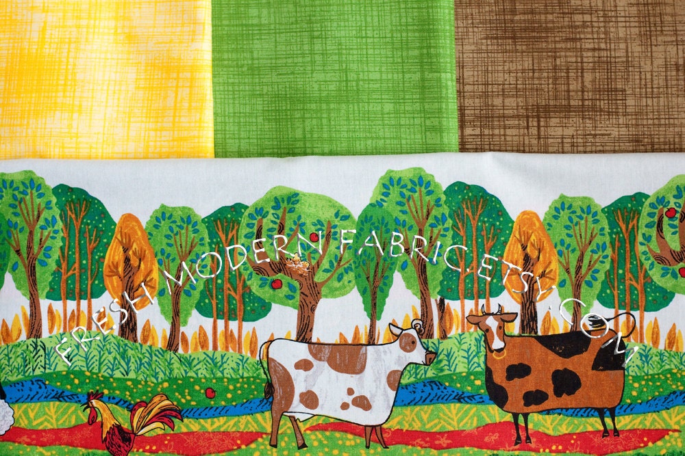 Pasture, Farm Out, P&B Textiles, 100% Cotton Fabric