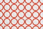 Metro Living Circles in Carrot, Robert Kaufman, 100% Cotton Fabric