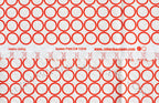 Metro Living Circles in Carrot, Robert Kaufman, 100% Cotton Fabric