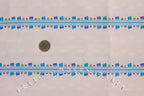 Toy Poodle House Stripe in Pale Pink, Kinkame for Clothworks, Oxford Cotton Fabric