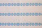 Toy Poodle House Stripe in Pale Pink, Kinkame for Clothworks, Oxford Cotton Fabric