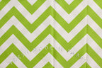 Half Moon Modern Zig Zag in Lime, Moda Fabrics, 100% Cotton Fabric, 32349-19