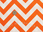 Half Moon Modern Zig Zag in Tangerine, Moda Fabrics, 100% Cotton Fabric, 32349-17