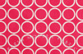 Metro Living Circles in Fuschia, Robert Kaufman, 100% Cotton Fabric