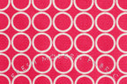 Metro Living Circles in Fuschia, Robert Kaufman, 100% Cotton Fabric