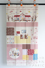 Schoolhouse Panel, Trefle, Kokka Fabrics, Japanese Import, Cotton and Linen Blend Fabric