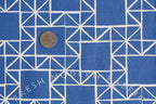 Quilt Blocks Stars in Marine Blue, Ellen Luckett Baker, Moda Fabrics, 100% Cotton Fabric