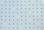 Grid Dots in Pacific, Kona Modern Quilts, by Cynthia Frenette for Robert Kaufman, 100% Cotton Fabric