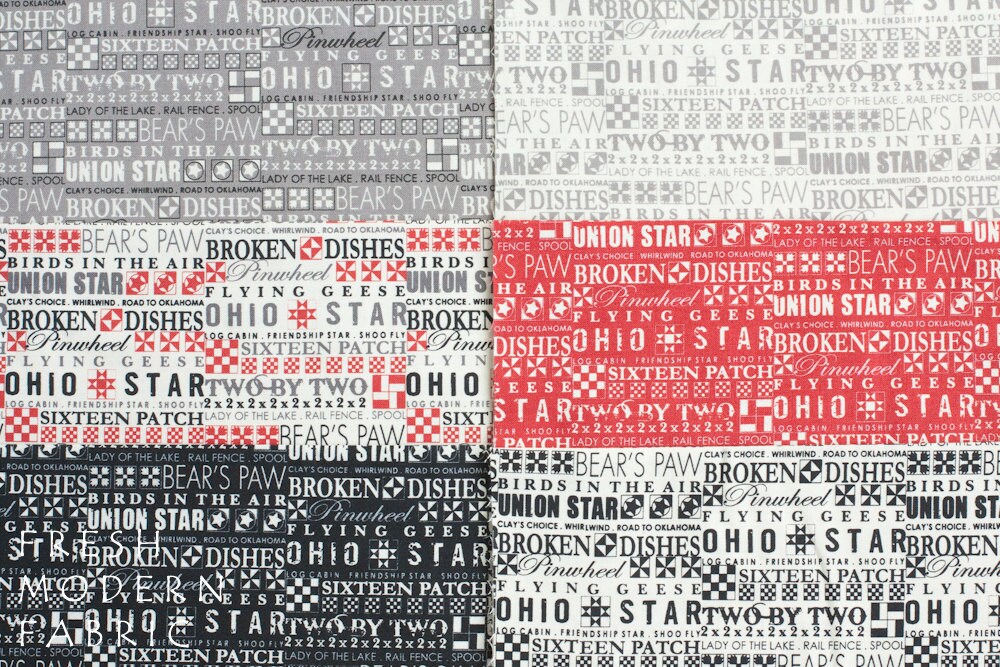 The Block in Mist, Mama Said Sew, Sweetwater, Moda Fabrics, 100% Cotton Fabric