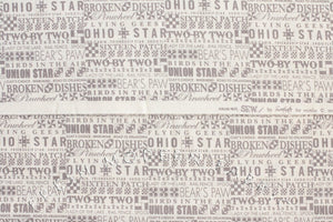 The Block in Cream and Mist, Mama Said Sew, Sweetwater, Moda Fabrics, 100% Cotton Fabric
