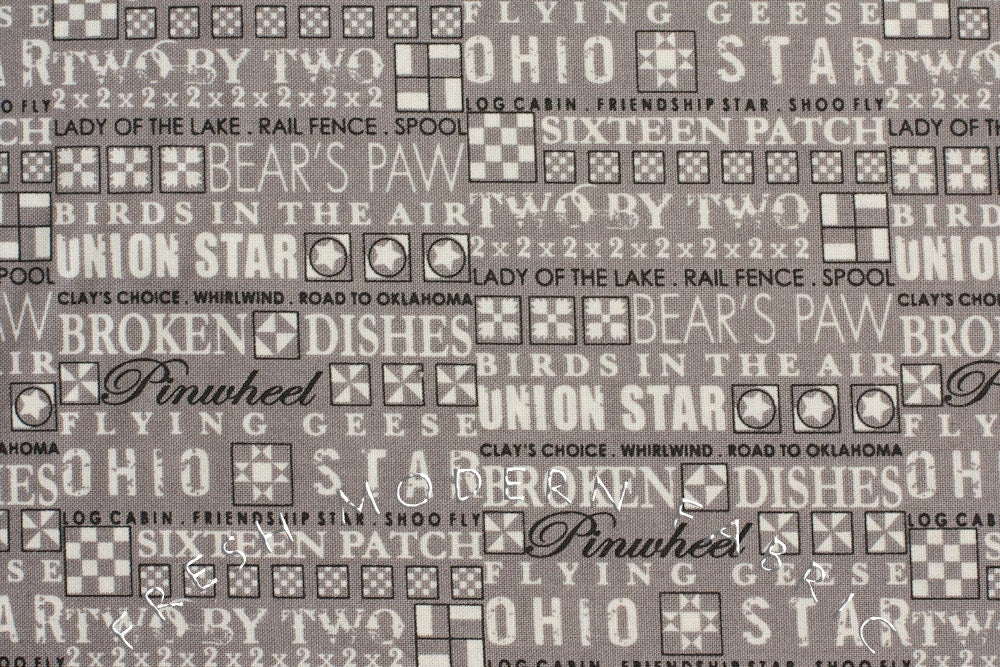 The Block in Mist, Mama Said Sew, Sweetwater, Moda Fabrics, 100% Cotton Fabric