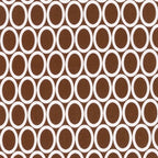 Remix Ovals in Brown, Ann Kelle for Robert Kaufman Fabrics, 100% Cotton Fabric