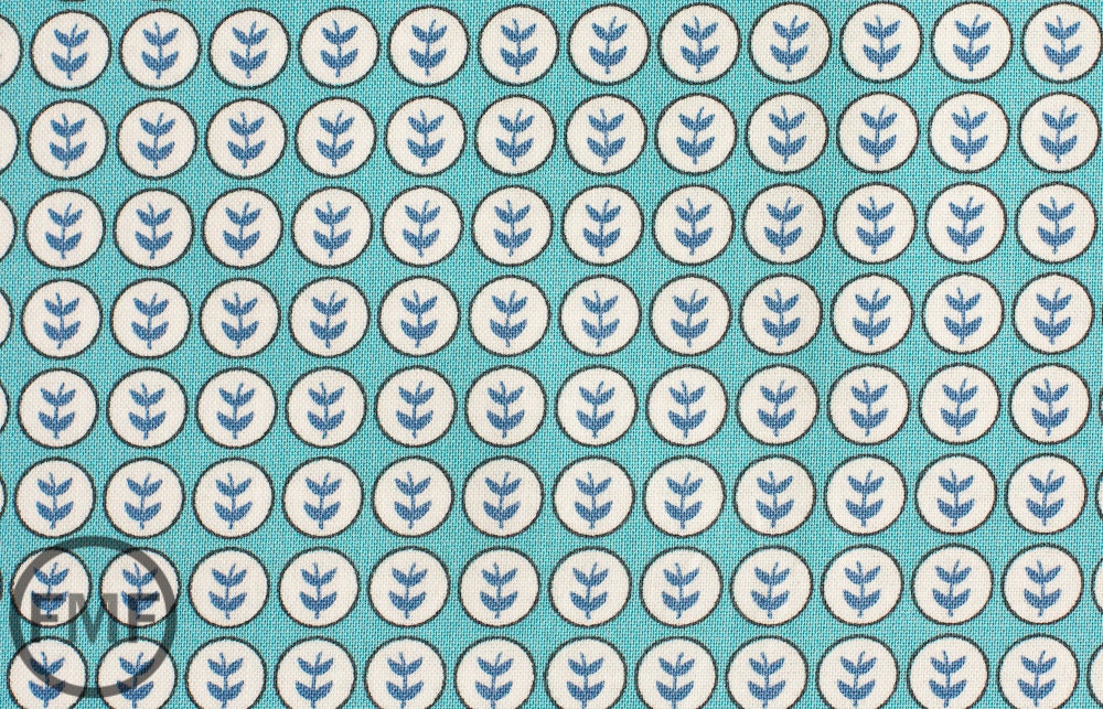 Summersville Spring Sapling in Aqua, Lucie Summers, Moda Fabrics, 100% Cotton Fabric, 31714 14