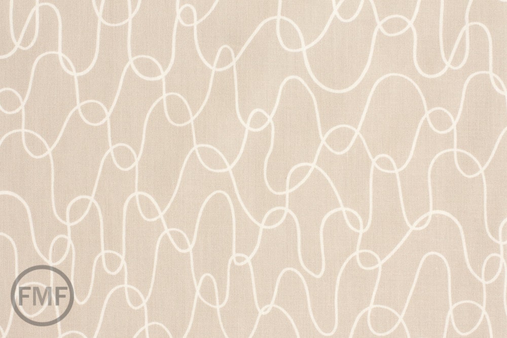 Mormor Trassel in Mist, Lotta Jansdotter, Windham Fabrics, 100% Cotton Fabric, 37118-6