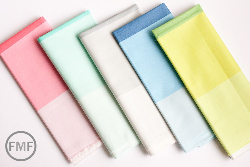 Color Me Happy Color Block Ombre in Navy, Vanessa Christenson, V and Co, Moda Fabrics, 100% Cotton Fabric, 10829 16