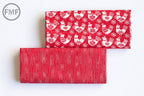 Folk Art Holiday Woodgrain in Red, Gina Martin, 100% Cotton, Moda Fabrics, 10024 11