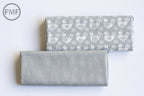 Folk Art Holiday Birds in Gray, Gina Martin, 100% Cotton, Moda Fabrics, 10021 16