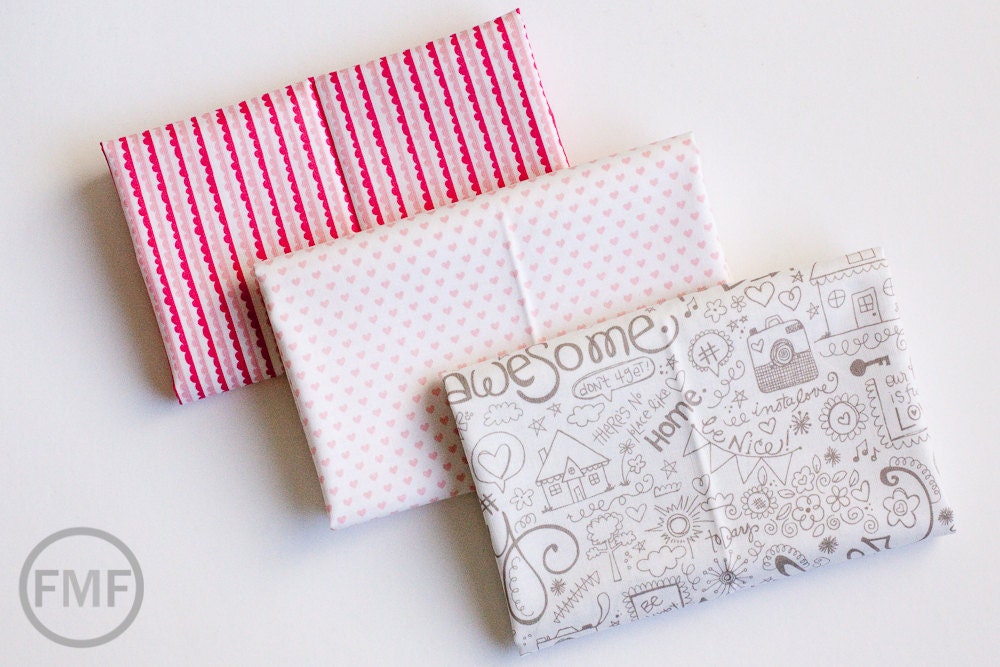 Snapshots Stripes in Pink, Bella Blvd, Riley Blake Designs, 100% Cotton Fabric, C4074-Pink