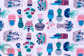 What a Gem Succulents in White, Allison Cole, 100% Cotton, Camelot Fabrics, 8140602 3