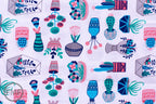 What a Gem Succulents in White, Allison Cole, 100% Cotton, Camelot Fabrics, 8140602 3