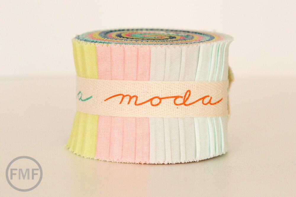 Color Theory Ombre Junior Jelly Roll, Vanessa Christenson, V and Co, Moda Fabrics, 10830JJR