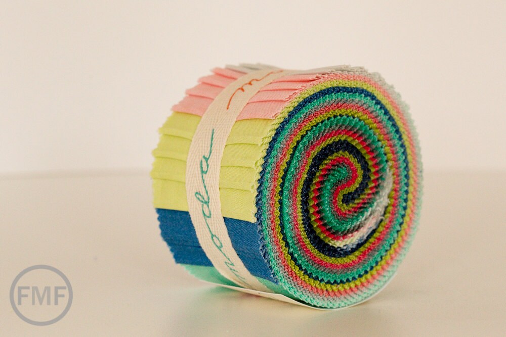 Color Theory Ombre Junior Jelly Roll, Vanessa Christenson, V and Co, Moda Fabrics, 10830JJR