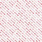 LAST PIECE Fat Quarter Airmail Cupid in Love Red, Eric and Julie Comstock, Moda Fabrics, 100% Cotton Fabric, 37104 13