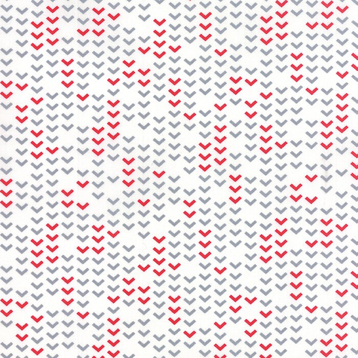 Airmail On Track in Cloud White, Eric and Julie Comstock, Moda Fabrics, 100% Cotton Fabric, 37105 11