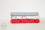 Airmail On Track in Cloud White, Eric and Julie Comstock, Moda Fabrics, 100% Cotton Fabric, 37105 11