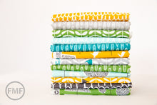 Load image into Gallery viewer, LAST PIECE 31-Inch Remnant Yoyogi Park Tokoyo Trees in Turquoise, Skinny laMinx, Heather Moore, 100% Organic Cotton, Cloud9 Fabrics, 131803
