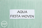 Moda Wovens Fiesta Silky in Aqua, 100% Woven Cotton Fabric, Moda Fabrics, 12130 16