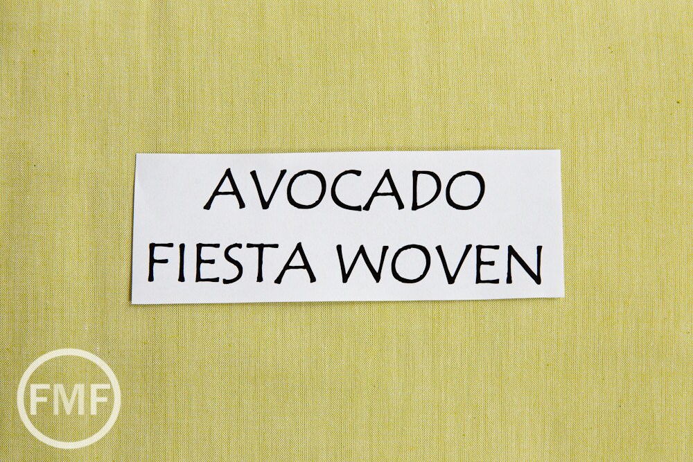 Moda Wovens Fiesta Silky in Avocado, 100% Woven Cotton Fabric, Moda Fabrics, 12130 31