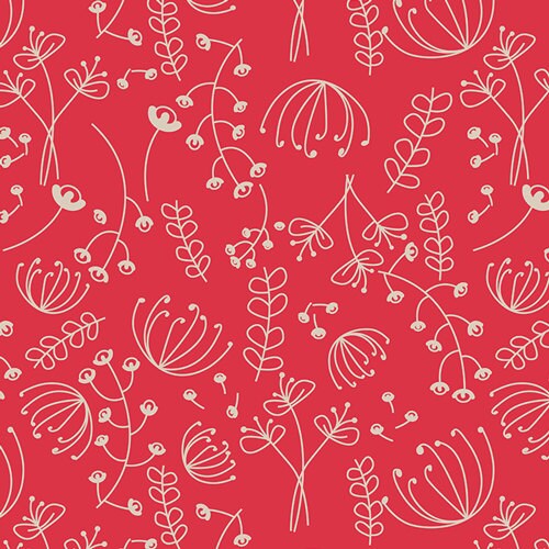 Happy Home Bedside Journal in Candid, Caroline Hulse, Art Gallery Fabrics, 100% Premium Cotton Fabric, HAH-24408