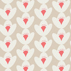 Happy Home Lotus Beats in Passion, Caroline Hulse, Art Gallery Fabrics, 100% Premium Cotton Fabric, HAH-24406