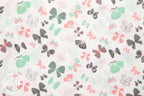 Kitten's Meow Butterflies in White, Heather Rosas, 100% Cotton, Camelot Fabrics, 6141403 1
