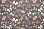 Kitten's Meow Butterflies in Iron, Heather Rosas, 100% Cotton, Camelot Fabrics, 6141403 3
