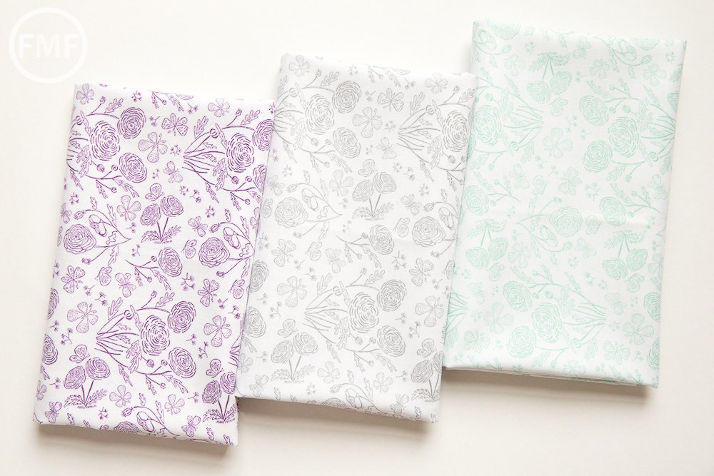 LAST PIECE Fat Quarter Kitten's Meow Toile in Iron, Heather Rosas, 100% Cotton, Camelot Fabrics, 6141404 3