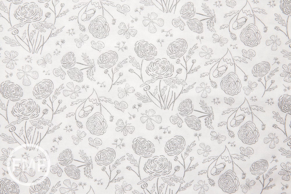 LAST PIECE Fat Quarter Kitten's Meow Toile in Iron, Heather Rosas, 100% Cotton, Camelot Fabrics, 6141404 3