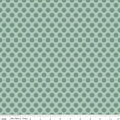 Postcards for Santa Dots in Green, My Mind's Eye, Marcia Cornell, Riley Blake Designs, 100% Cotton Fabric, C4754-GREEN