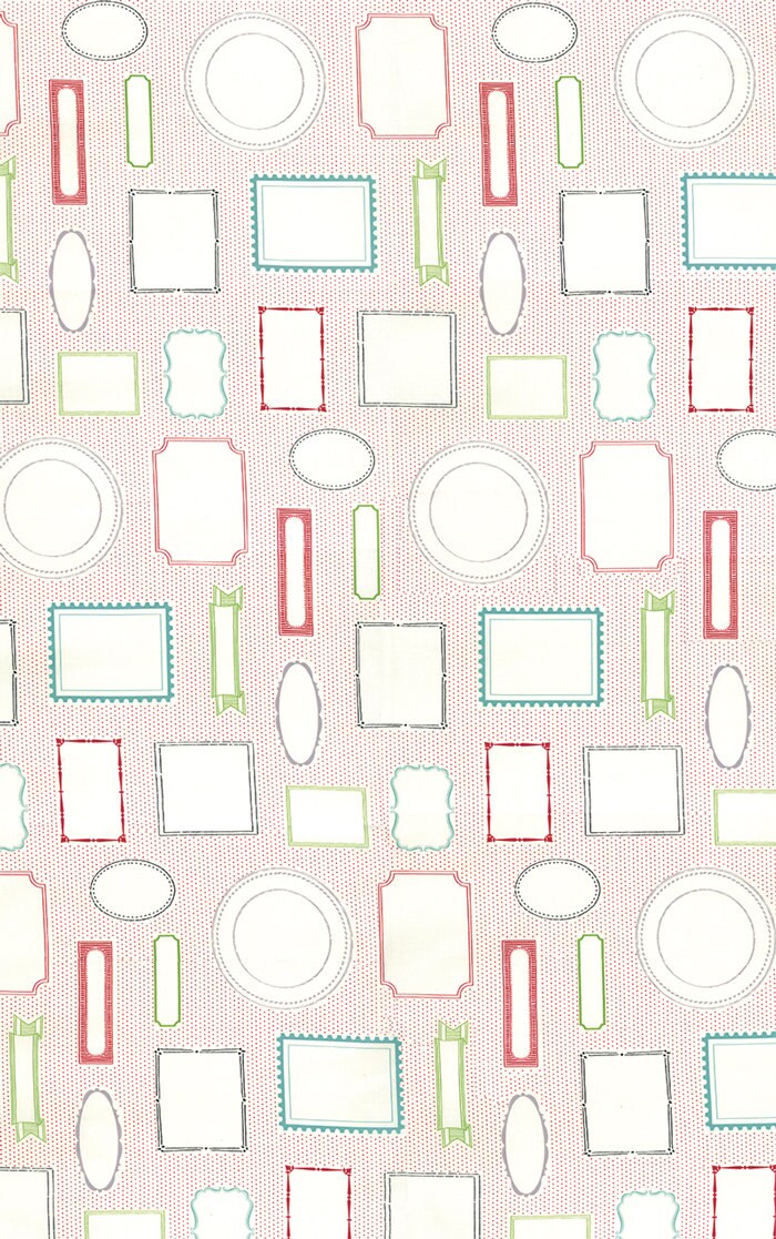 Holly's Tree Farm Frames and Labels in Multi, Sweetwater, Moda Fabrics, 100% Cotton Fabric, 5581 11