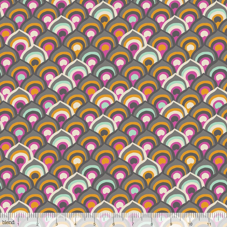 Affinity Scales in Pink, Jessica Swift, Blend Fabrics, 100% Cotton Fabric, 111.107.05.1
