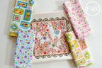 Whimsical Storybook Daisies in Garden, Tara Lilly, Robert Kaufman Fabrics, 100% Cotton Fabric, AYT-15656-238 GARDEN